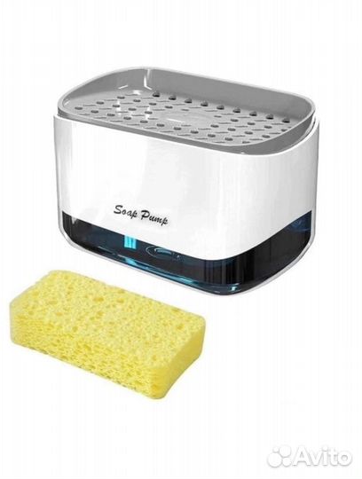Диспенсер для мыла с губкой