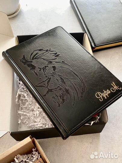 Ежедневник блокнот с гравировкой на заказ