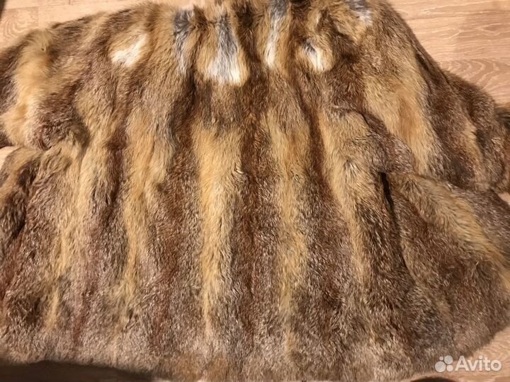 Шуба лиса рыжая 44 46