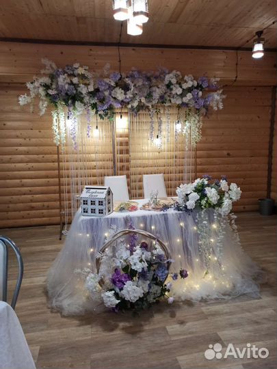 Декор свадебного зала