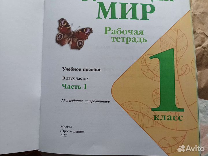 Рабочая тетрадь Окружающий мир 1 класс Плешаков