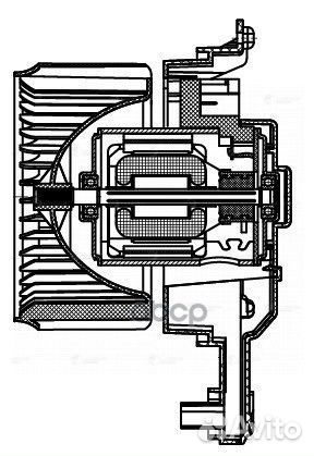 Э/вентилятор отоп. для а/м Honda CR-V 17- LFh23