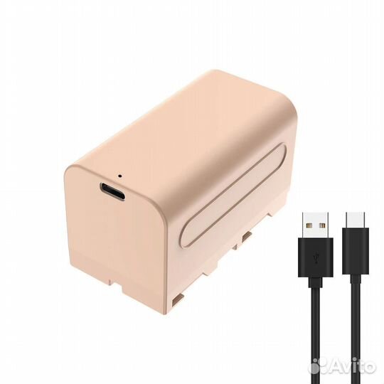 Аккумулятор KingMa T-NPF750 5200 mAh с Type-C