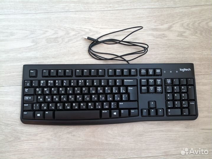 Новая клавиатура Genius KB-110X USB, Logitech K120