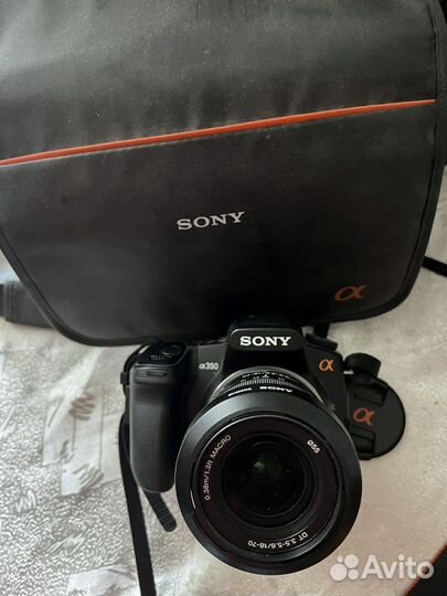 Зеркальный фотоаппарат sony a350