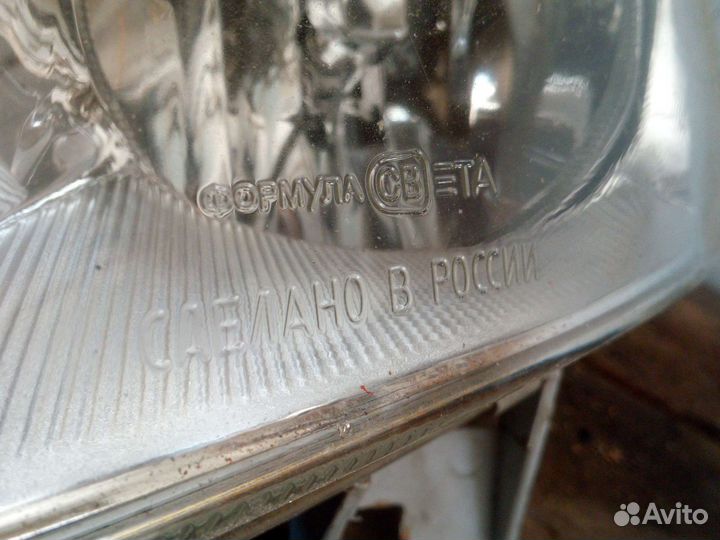 Фара на газель левая б.у