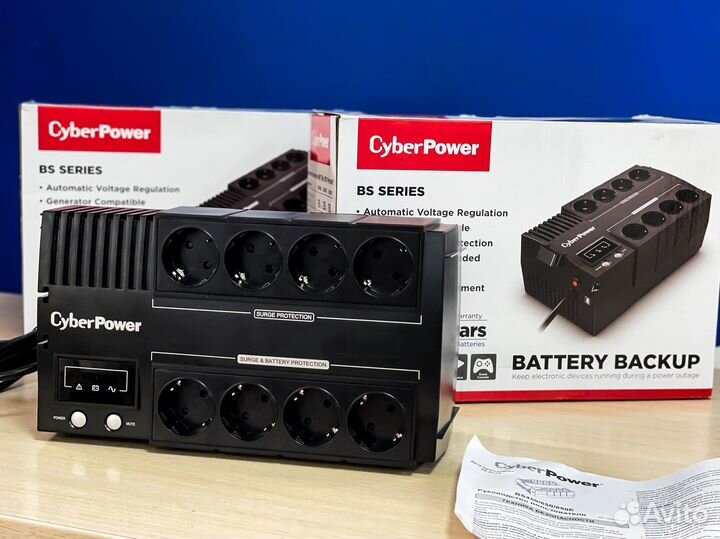 Новый Интерактивный ибп CyberPower BS650E