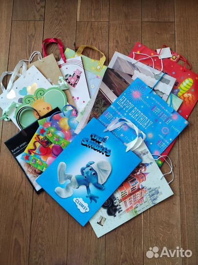 Пакеты подарочные детские