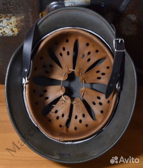 Каска немецкая Q62/DN125. Инженер,офицер