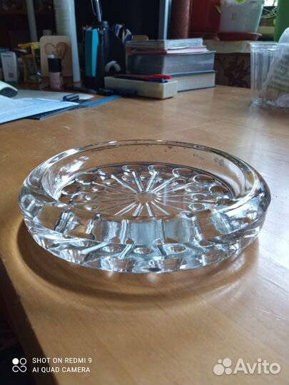 Салатник хрустальный, пепельница