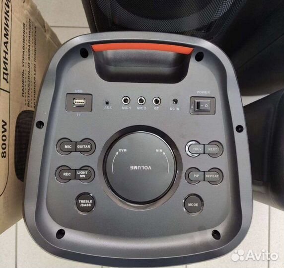 Колонка eltronic с микрофоном 1200 ватт