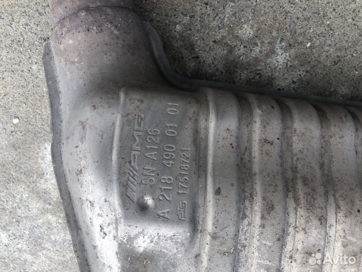 Выхлоп AMG Mercedes CLS63 S c218 w218