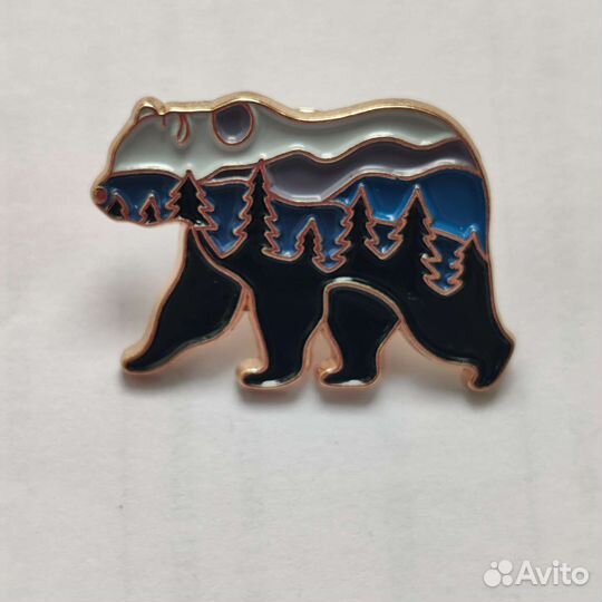 Значок медведь