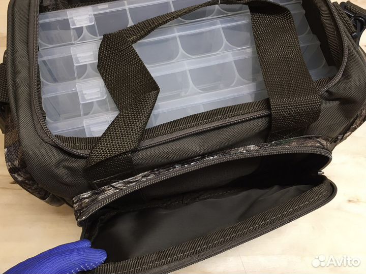 Сумка для рыболовных снастей + 4 органайзера