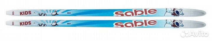 Лыжи классические STC 140 step kids синие