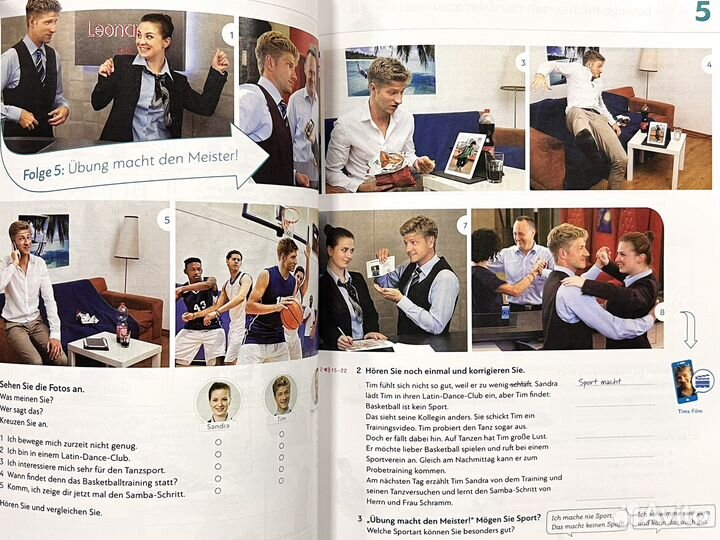 Schritte international NEU 3 учебник немецкого