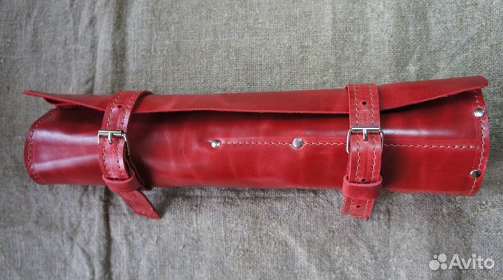 Скрутка для ножей, кожаная, ручной работы