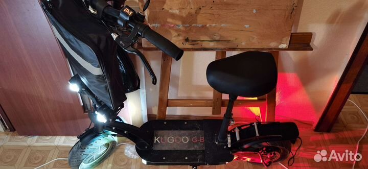 Электросамокат Kugoo G Buster, рекупирация