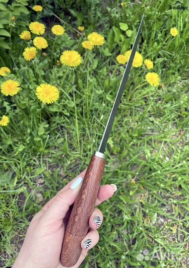 Филейный нож, дамаск