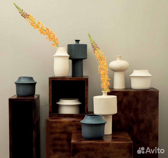 Керамическая ваза, интерьерный декор