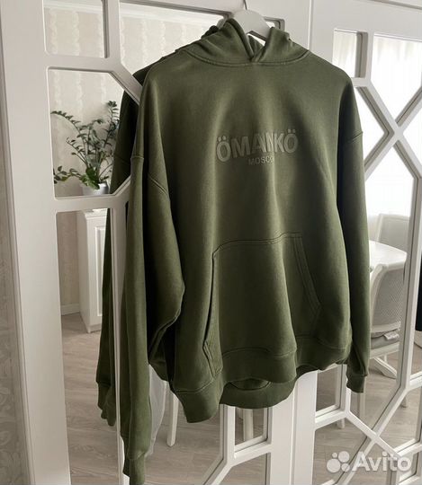 Худи omanko зеленый