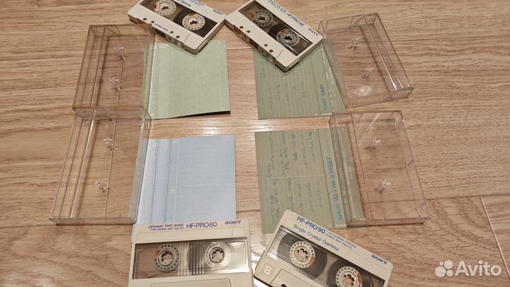 Кассеты Sony HF-PRO (normal)б/у 4шт