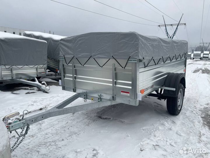 Прицеп новый «Спутник» 2540х1300х500 с высоким Бор