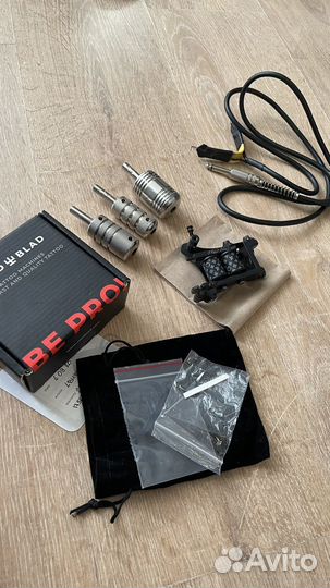 Тату машинка Vlad blad shader алюминевый