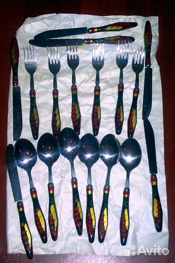 Столовый набор ложки и вилки 80-е гг