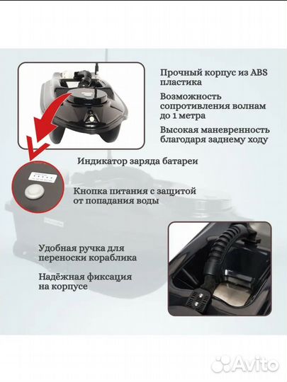 Закормочный кораблик Boatman