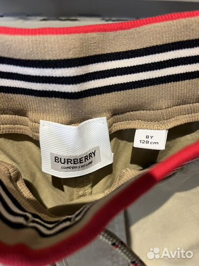 Брюки на эластичном поясе со шнурком Burberry