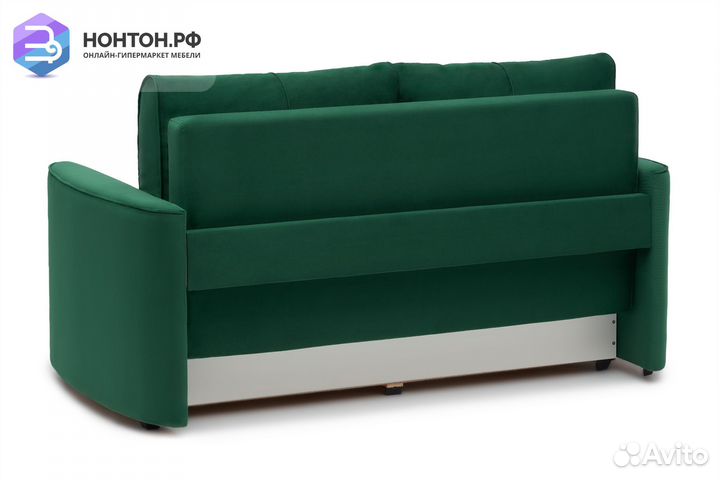 Диван еврокнижка Колибри изумрудный