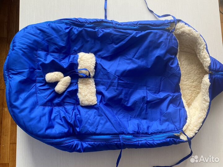 Конверт в коляску зимний на овчине