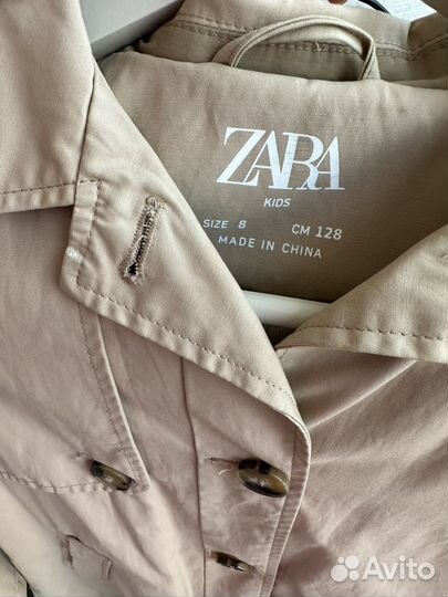 Плащ тренч zara