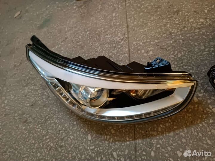 Фары Хендай Солярис 10-14 г.в. диодная