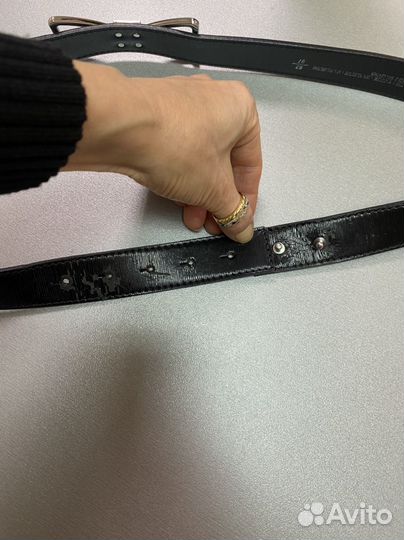 Ремень женский натуральная кожа италия Armani