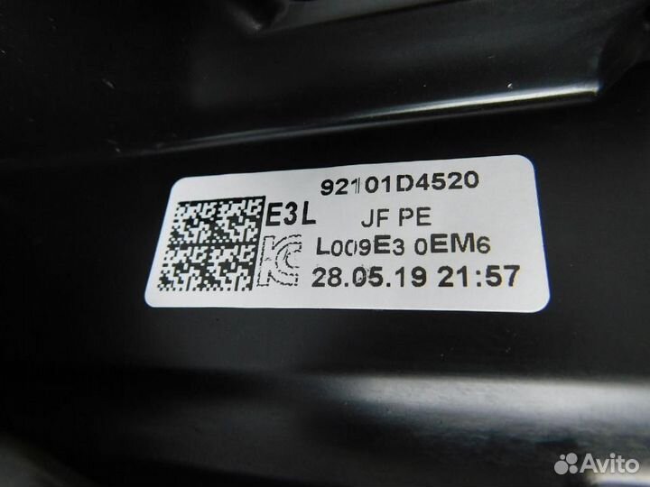 Фара левая Kia Optima