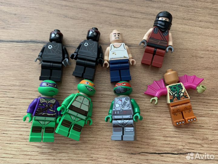 Lego черепашки ниндзя фигурки