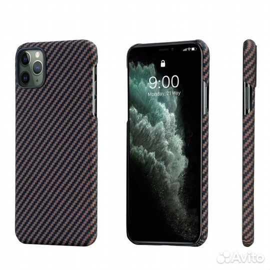 Pitaka для iPhone 11 Pro/11 Pro Max золотой