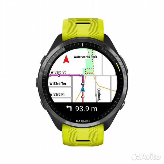 Garmin Forerunner 965. Черные с желтым