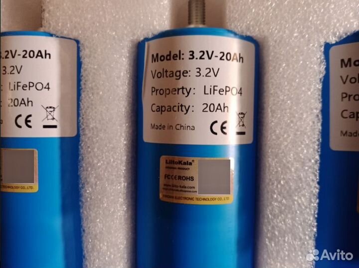 Аккумуляторы C40 LiitoKala LiFePo4 20 Ah 3.2V