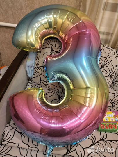 Цифра 3 на день рождения