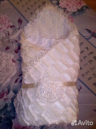 Детский конверт на выписку