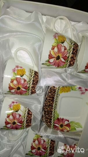 Чайный сервиз,в подарочной коробке