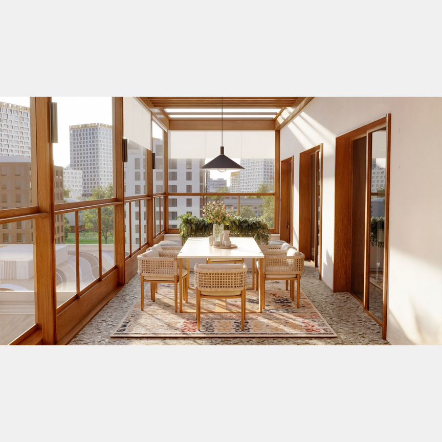 3-к. квартира, 125,6 м², 2/15 эт.