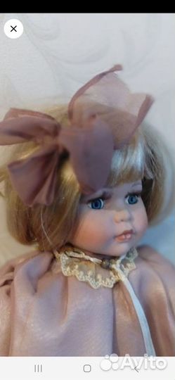 Кукла фарфоровая коллекционная