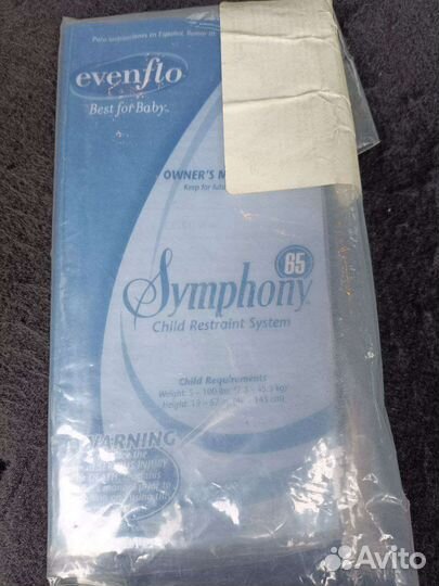 Автокресло Evenflo Symphony e3 65