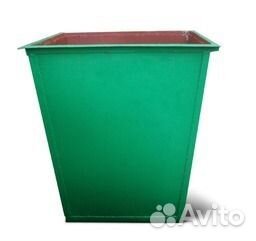 Металлический контейнер для мусора