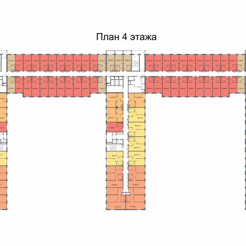 Апартаменты-студия, 23 м², 12/24 эт.