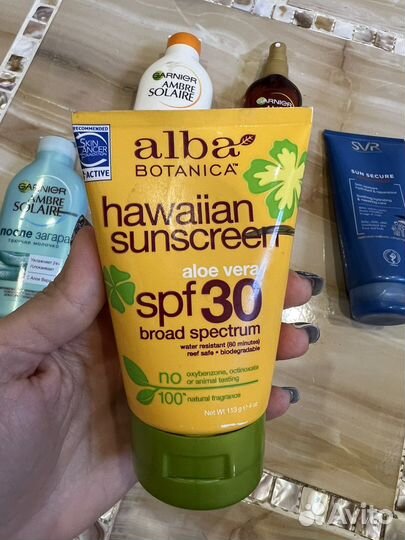 Косметика для загара и санскрины